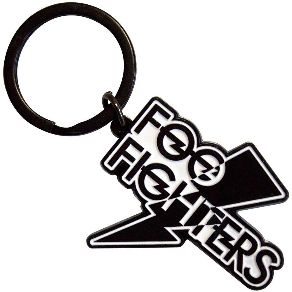 (フー・ファイターズ) Foo Fighters オフィシャル商品 Flash Logo キーリング キーホルダー 【海外通販】