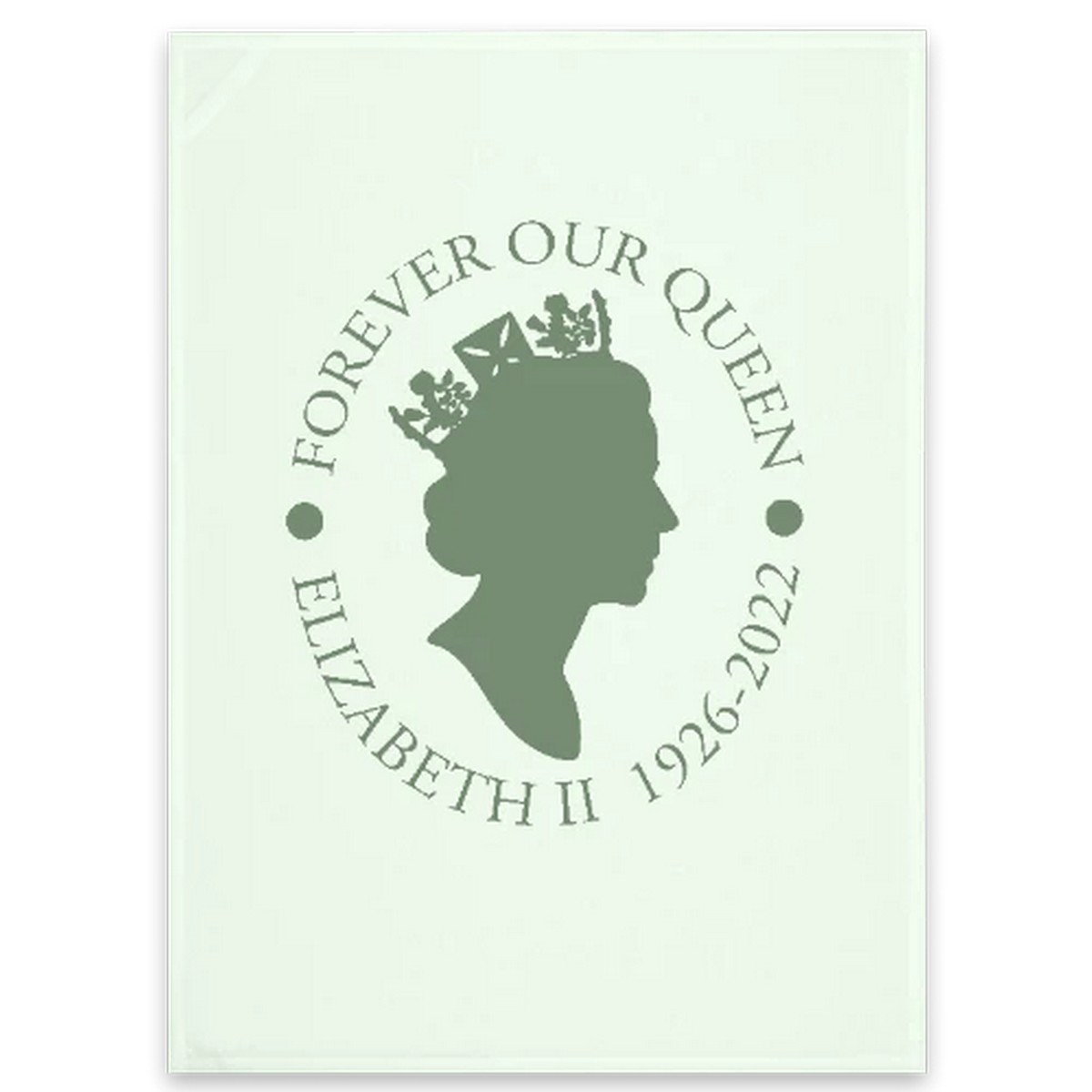 エリザベス2世 Forever Our Queen ティータオル キッチンクロス 【海外通販】
