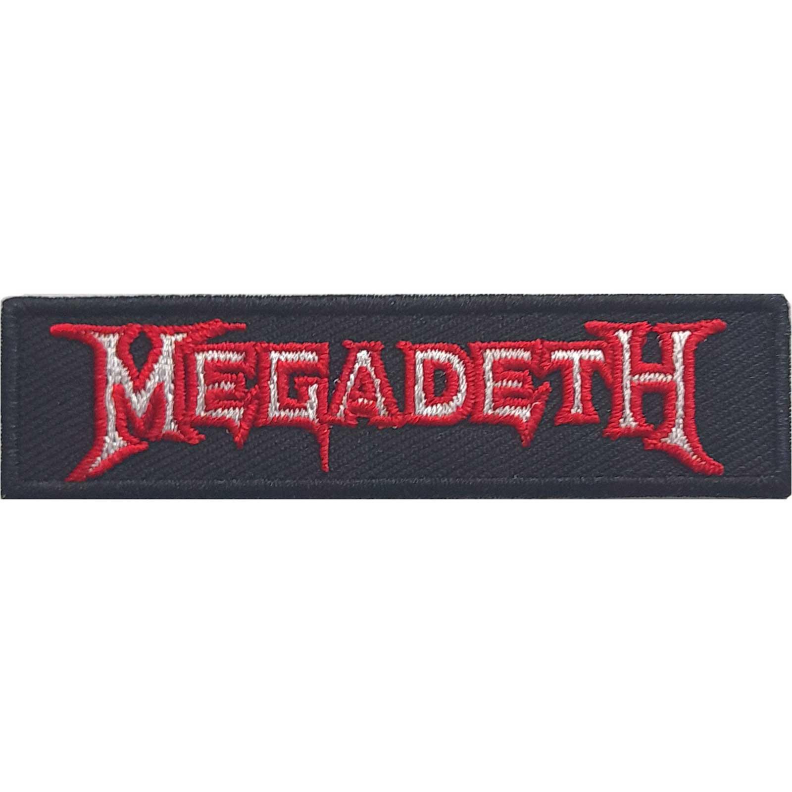 (メガデス) Megadeth オフィシャル商品 Outline ロゴ ワッペン アイロン接着 パッチ 【海外通販】