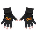 (オジー・オズボーン) Ozzy Osbourne オフィシャル商品 ユニセックス ロゴ 手袋 フィンガーレス グローブ 【海外通販】