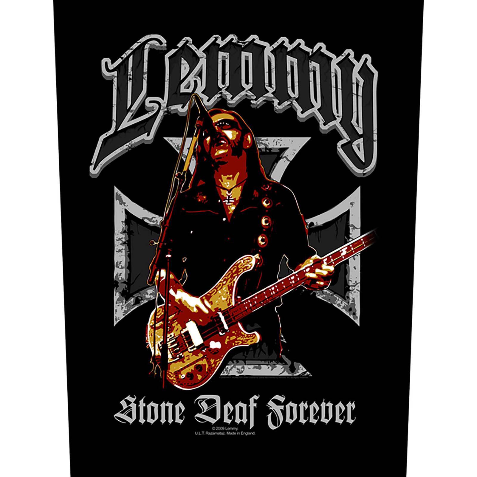 (レミー) Lemmy オフィシャル商品 Stone Deaf ワッペン パッチ 【海外通販】