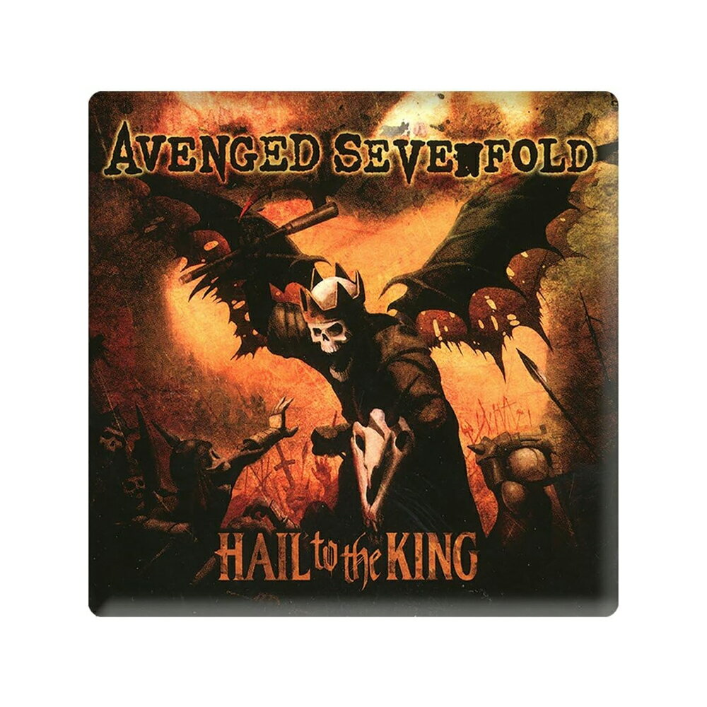 Rakuten - (アヴェンジド・セヴンフォールド) Avenged Sevenfold オフィシャル商品 Hail To The King フリッジマグネット 冷蔵庫 磁石 【海外通販】