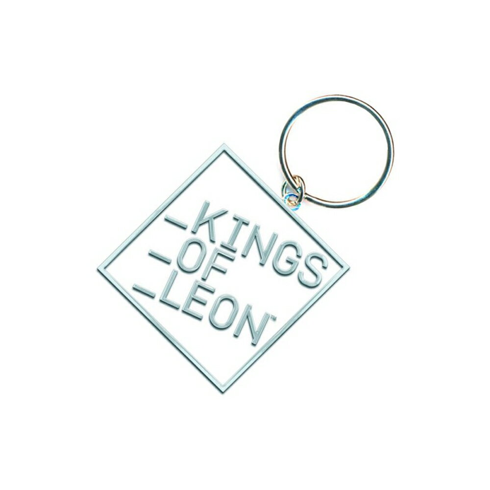(キングス・オブ・レオン) Kings Of Leon オフィシャル商品 Block キーリング ロゴ キーホルダー 【海外通販】
