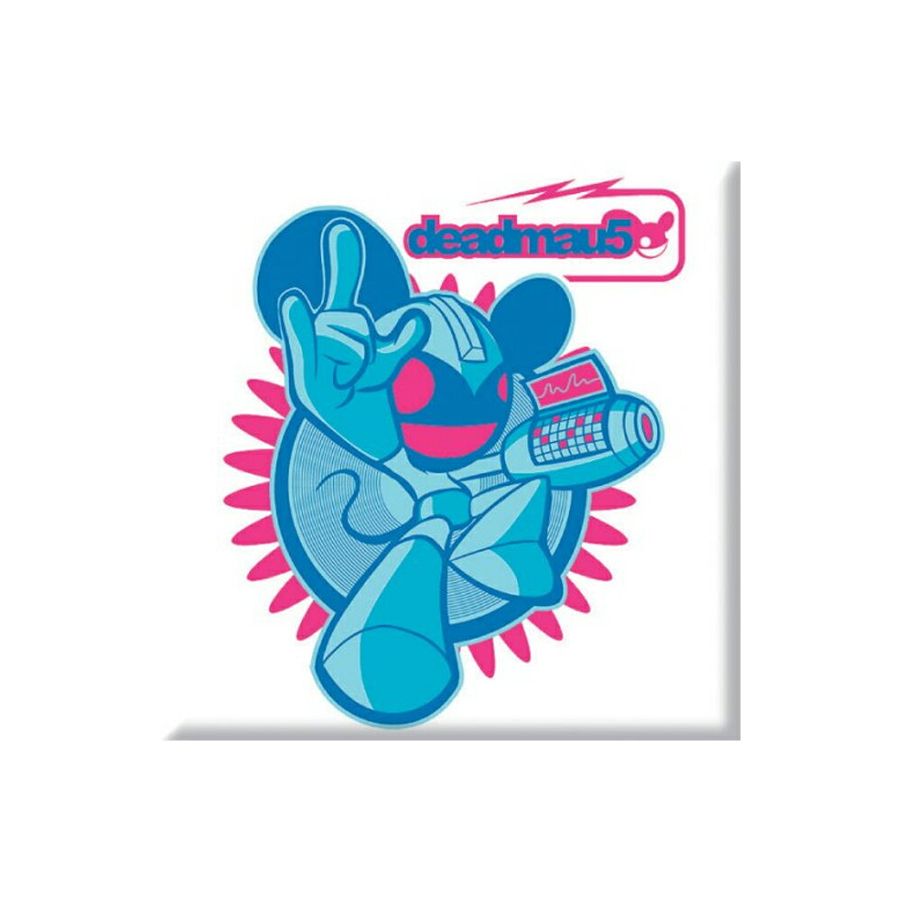 (デッドマウス) Deadmau5 オフィシャル商品 Deadpred フリッジマグネット 冷蔵庫 磁石 (1個組) 