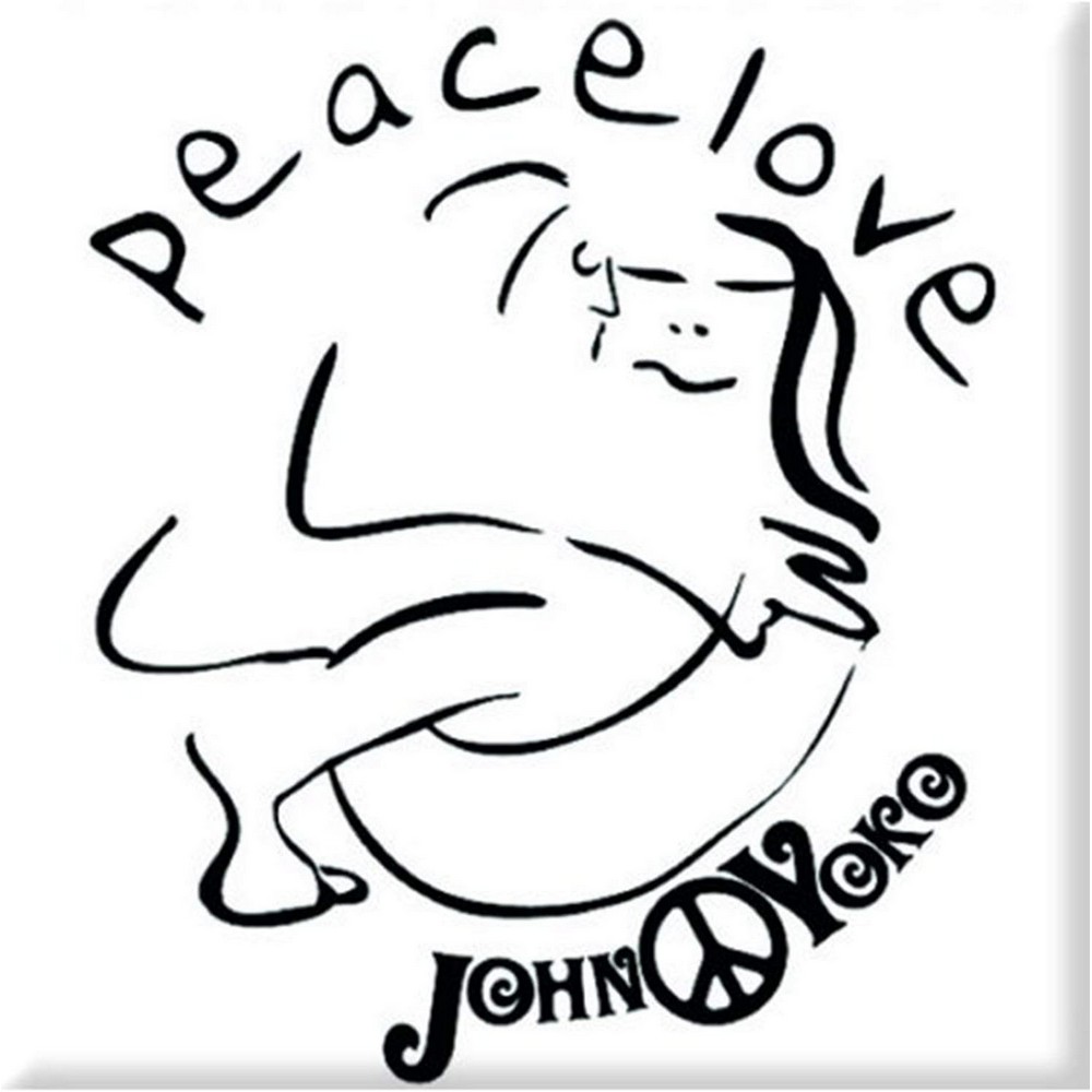 (ジョン・レノン) John Lennon オフィシャル商品 Cuddle フリッジマグネット 冷蔵庫 磁石 【海外通販】