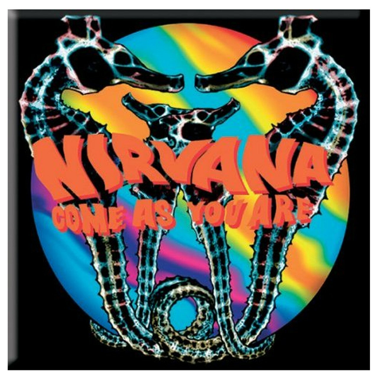 (ニルヴァーナ) Nirvana オフィシャル商品 Come As You Are フリッジマグネット 冷蔵庫 磁石 【海外通販】