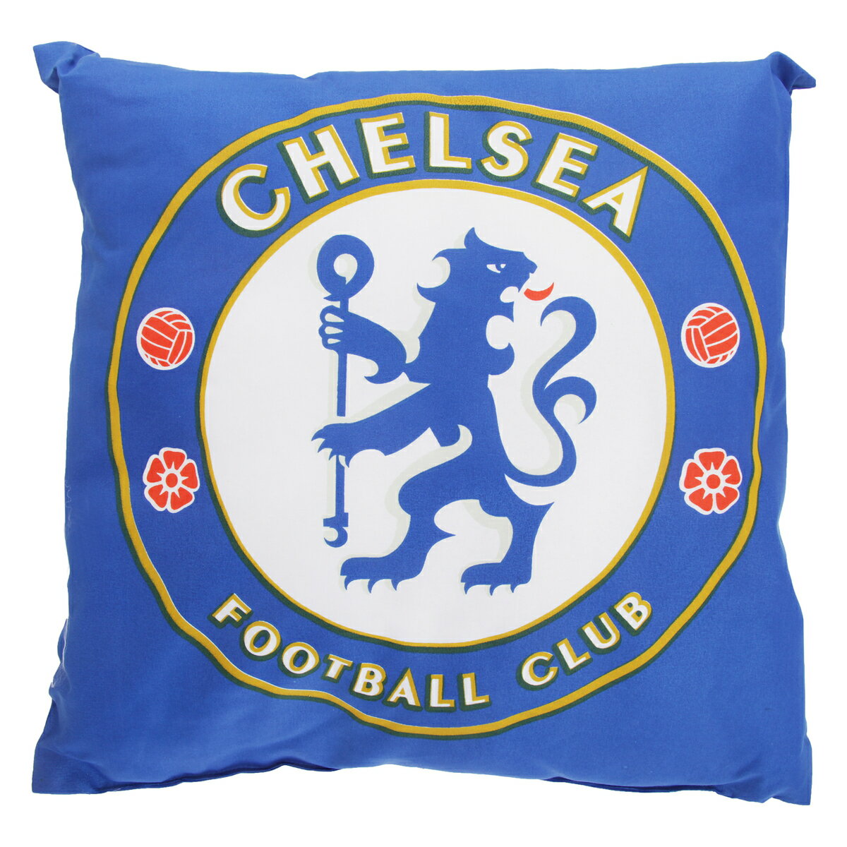 チェルシー フットボールクラブ Chelsea FC オフィシャル商品 クレストデザインクッション イギリスサッカークッション ピロー 枕 【海外通販】