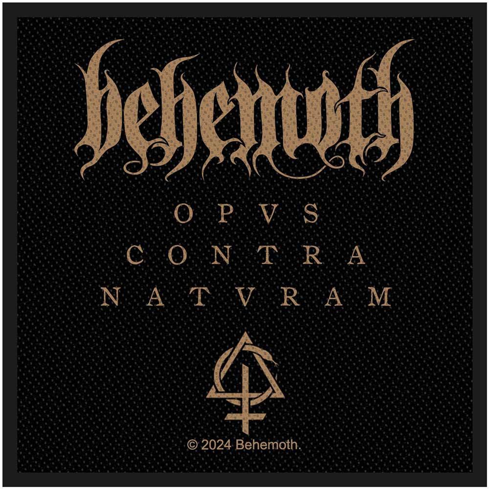 (ベヒーモス) Behemoth オフィシャル商品 pvs Contra Natvram ワッペン 織地 パッチ 