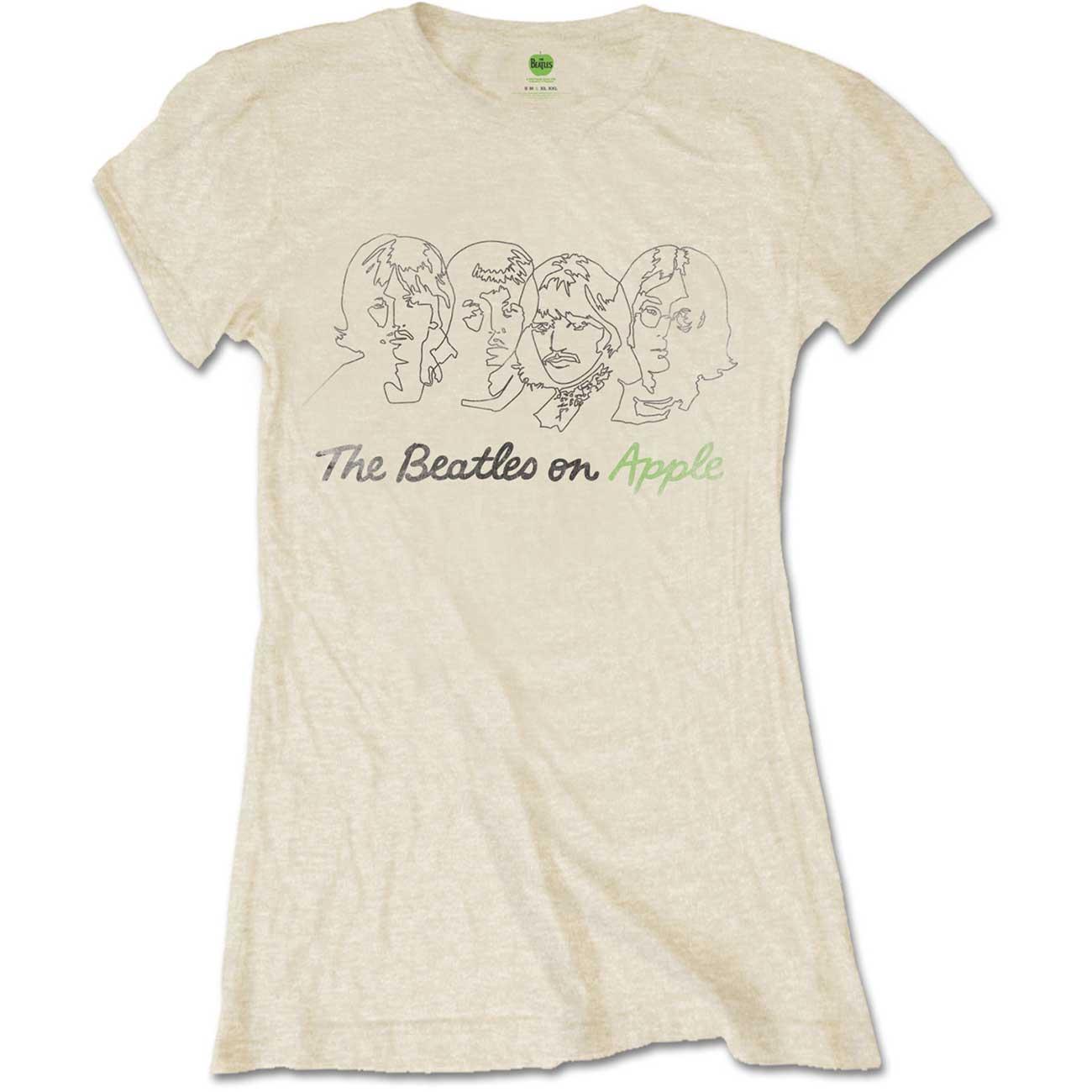 (ビートルズ) The Beatles オフィシャル商品 レディース On Apple Faces Tシャツ 半袖 トップス 【海外通販】