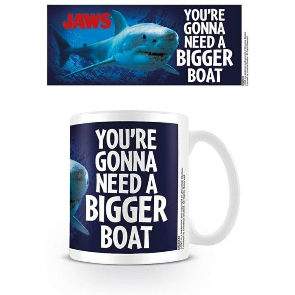 (ジョーズ) Jaws オフィシャル商品 Bigger Boat マグカップ コップ 【海外通販】