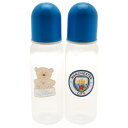 マンチェスター・シティ フットボールクラブ Manchester City FC オフィシャル商品 ベビー・赤ちゃん用 哺乳瓶 (2本セット) 【海外通販】