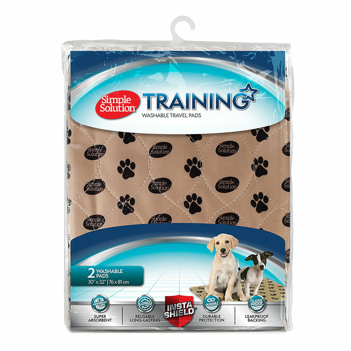 (シンプルソルーション) Simple Solution ワンちゃん用 パピー トレーニングパッド 子犬用 トイレ 訓練 ペット用品 (2枚) 【海外通販】