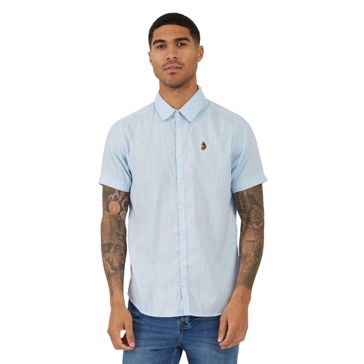 (ルーク1977) Luke 1977 メンズ Yoko リネン シャツ 半袖 トップス 【海外通販】