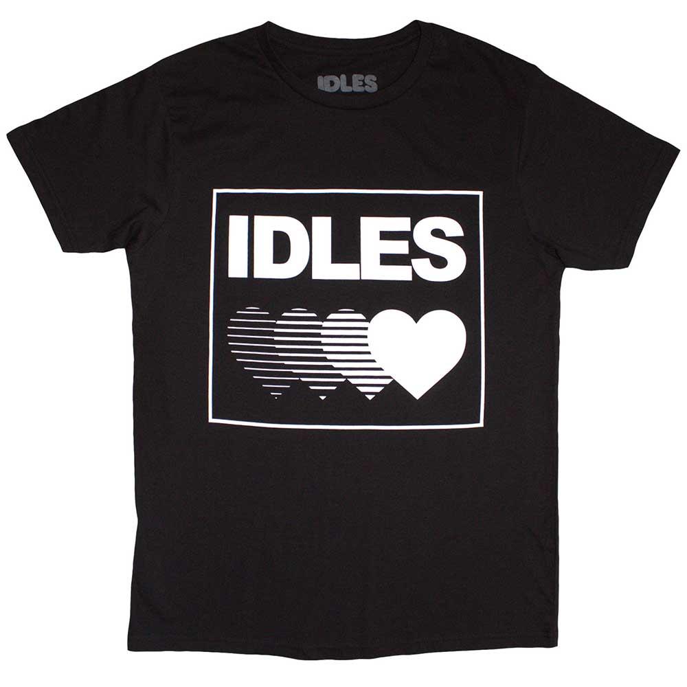 (アイドルズ) Idles オフィシャル商品 ユニセックス グラデーション ハート Tシャツ 半袖 トップス 【海外通販】