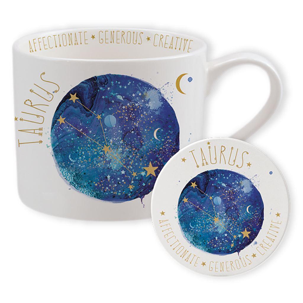 (サマー・ソーントン) Summer Thornton オフィシャル商品 Taurus マグカップ＆コースターセット 【海外通販】