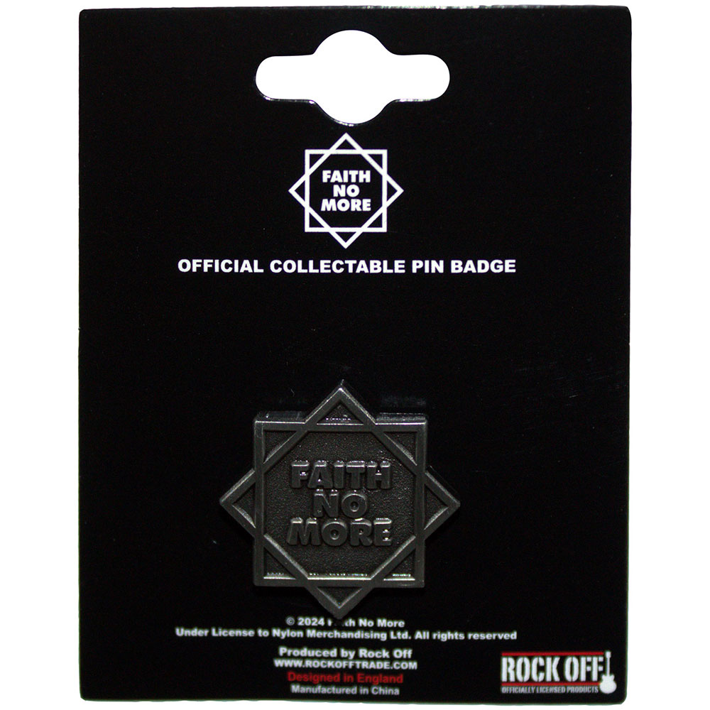 (フェイス・ノー・モア) Faith No More オフィシャル商品 Star Logo バッジ 【海外...