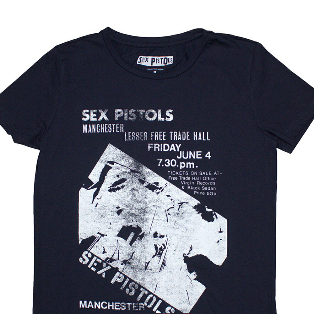 (セックス・ピストルズ) Sex Pistols オフィシャル商品 レディース Manchester Flyer Tシャツ 半袖 トップス 【海外通販】