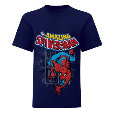 (マーベル) Marvel オフィシャル商品 キッズ・子供・ジュニア アメージング・スパイダーマン Tシャツ 半袖 トップス 【楽天海外直送】