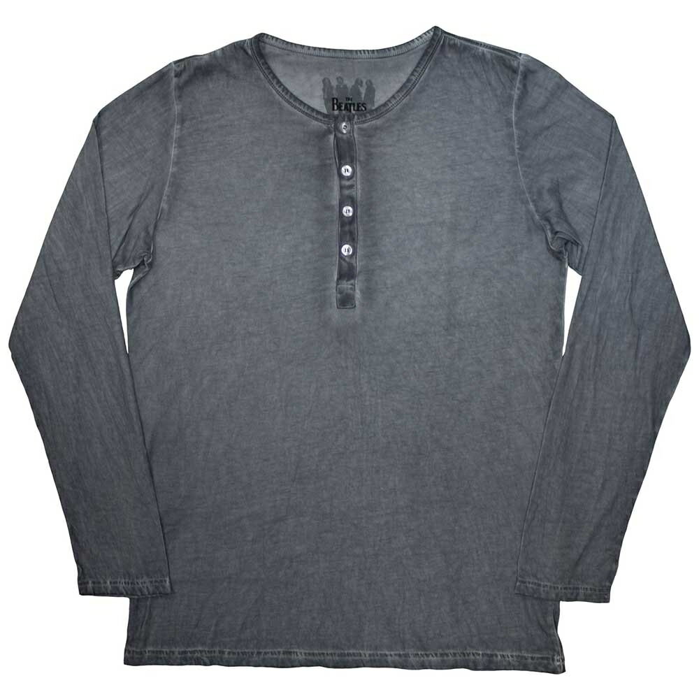 (ビートルズ) The Beatles オフィシャル商品 ユニセックス Abbey Road Tシャツ バックプリント ストーンウォッシュ 長袖 トップス 【海外通販】