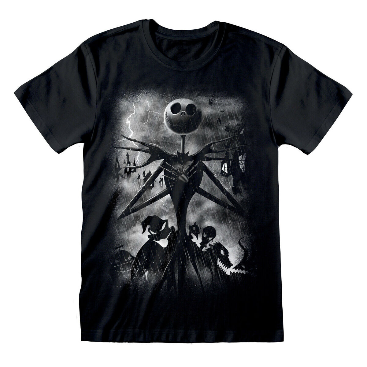 (ナイトメアー ビフォア クリスマス) Nightmare Before Christmas オフィシャル商品 ユニセックス Stormy Skies Tシャツ 半袖 トップス 【海外通販】