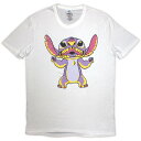 (リロ・アンド・スティッチ) Lilo & Stitch オフィシャル商品 ユニセックス Stitch Tシャツ 半袖 トップス 【海外通販】