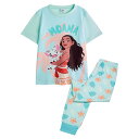 (モアナと伝説の海) Moana オフィシャル商品 キッズ・子供 ガールズ パジャマ 半袖 上下セット 【海外通販】