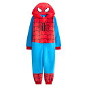 (スパイダーマン) Spider-Man オフィシャル商品 キッズ・子供 ジャンプスーツ スリープスーツ 長袖 つなぎ パジャマ 【海外通販】