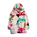 (スクイッシュマロ) Squishmallows オフィシャル商品 キッズ・子供 ガールズ パーカー キャラクター ブランケット フード付き 【海外通販】