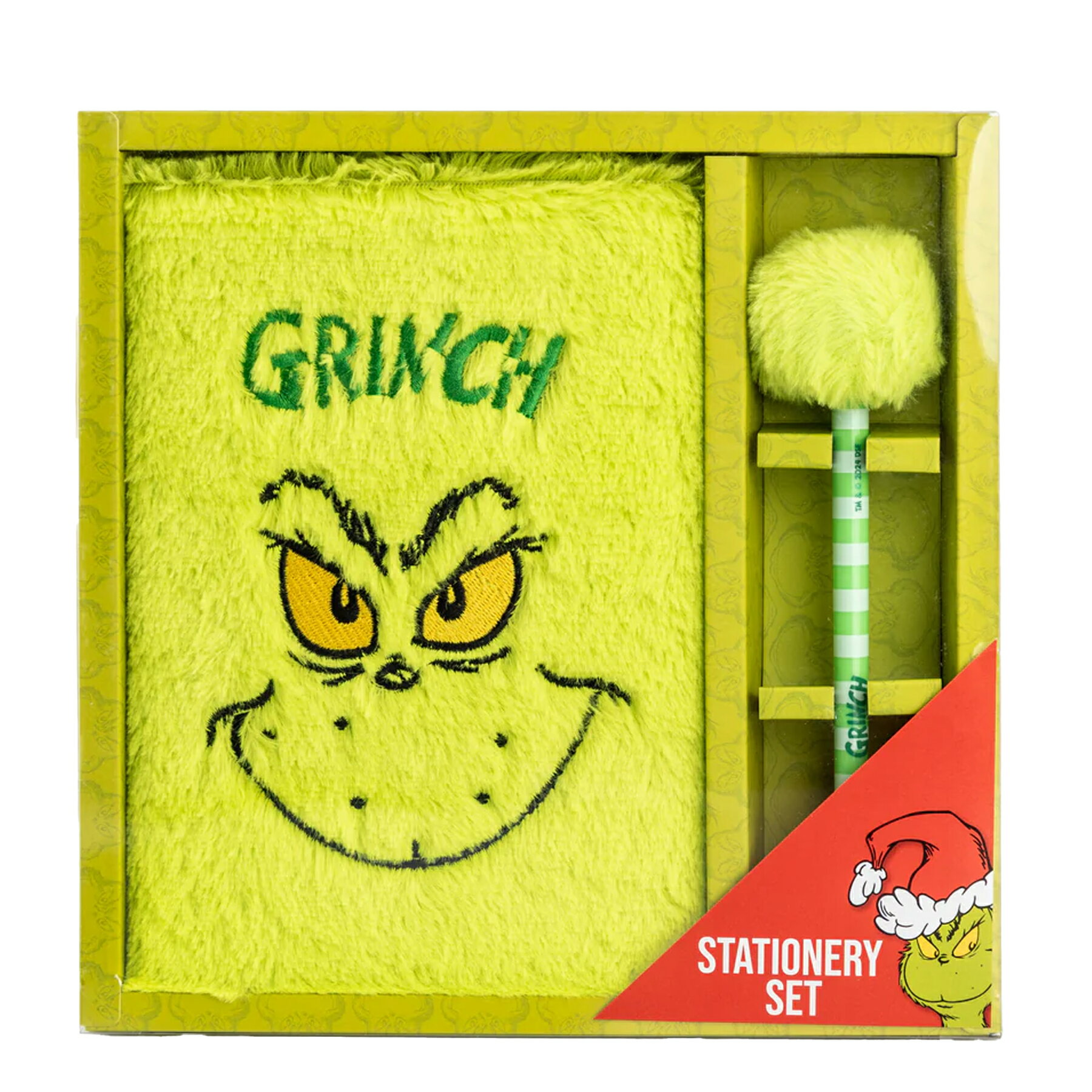 (グリンチ) The Grinch オフィシャル商品 キャラクター ペン フェイス 文房具セット 【海外通販】