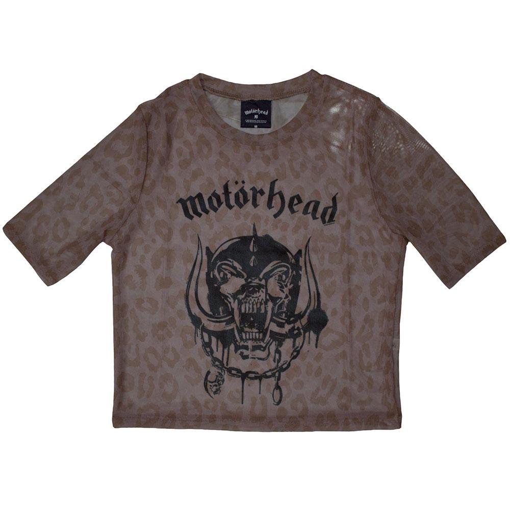 (モーターヘッド) Motorhead オフィシャル商品 レディース War Pig Tシャツ クロップ丈 メッシュ 半袖 ..