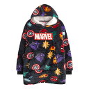 (マーベル) Marvel オフィシャル商品 キッズ・子供 ボーイズ アイコン パーカー ブランケット フード付き 【海外通販】