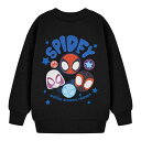 (スパイダーマン) Spider-Man オフィシャル商品 キッズ・子供 ボーイズ トレーナー Spidey and His Amazing Friends 長袖 トップス 【海外通販】