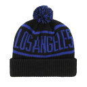 (ロサンゼルス・ドジャース) LA Dodgers オフィシャル商品 ユニセックス Calgary MLB 47 ニット帽 ニット カフ ポンポン付き ビーニー...