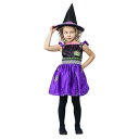 (スミッフィーズ) Smiffys キッズ・子供 ガールズ Witch Stitch コスチューム 魔女 仮装 コスプレ セット 【海外通販】
