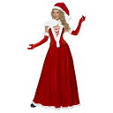 (スミッフィーズ) Smiffys レディース ラグジュアリー コスチューム Miss Santa 仮装 コスプレ セット 【海外通販】