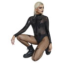 (フィーバー) Fever ハロウィン コスプレ・仮装用 レディース スケルトン シアー ボディースーツ オールインワン 【海外通販】