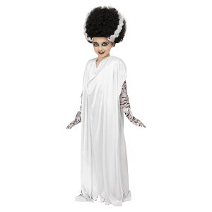 (ユニバーサル・モンスターズ) Universal Monsters オフィシャル商品 ハロウィン コスプレ・仮装用 フランケンシュタインの花嫁 コスチュームセット 女の子 【海外通販】