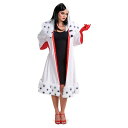 (ワンオーワン) 101 Dalmatians オフィシャル商品 メンズ クルエラ・ド・ビル ハロウィン コスプレ・仮装用 レディース コスチュームセット 【海外通販】