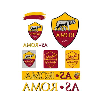 ASローマ フットボールクラブ AS Roma オフィシャル商品 粘着 タトゥー ボディーシール パック 【海外通販】