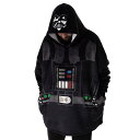 (スター・ウォーズ) Star Wars オフィシャル商品 ユニセックス ブランケット パーカー ダース・ベイダー フード付き 【海外通販】
