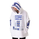 (スター・ウォーズ) Star Wars オフィシャル商品 ユニセックス ブランケット パーカー R2-D2 フード付き 【海外通販】