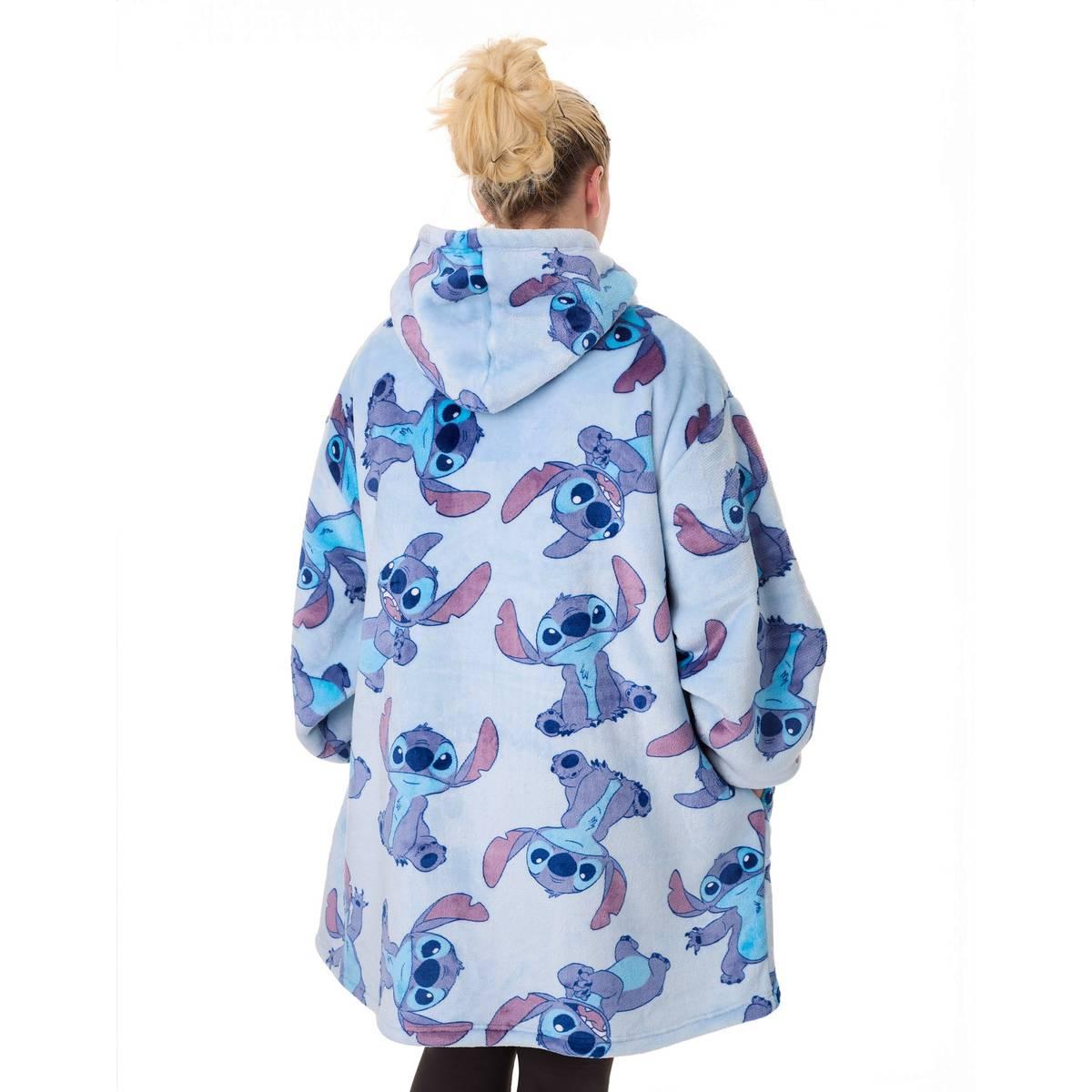 (リロ・アンド・スティッチ) Lilo & Stitch オフィシャル商品 レディース スティッチ フルジップ パーカー ブランケット フード付き 【海外通販】 pertemba-10776647 Pertemba Japan サンプル画像2