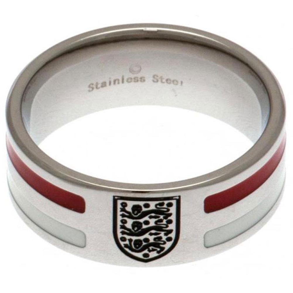 イングランド・フットボール・アソシエーション England FA オフィシャル商品 カラー ストライプ リング 指輪 