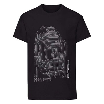 (スター・ウォーズ) Star Wars オフィシャル商品 キッズ・子供 ボーイズ R2-D2 Tシャツ 半袖 カットソー トップス 【海外通販】