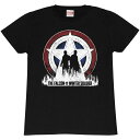 (ファルコン・アンド・ウィンター・?ソルジャー) The Falcon and The Winter Soldier オフィシャル商品 レディース Sam and Bucky シルエット ボーイフレンド Tシャツ 半袖 トップス 【海外通販】