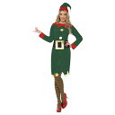 (スミッフィーズ) Smiffys クリスマス コスプレ・仮装用 レディース エルフ コスチュームセット 【海外通販】