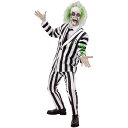 (ビートルジュース) Beetlejuice オフィシャル商品 ハロウィン コスプレ・仮装用 メンズ コスチュームセット 【海外通販】