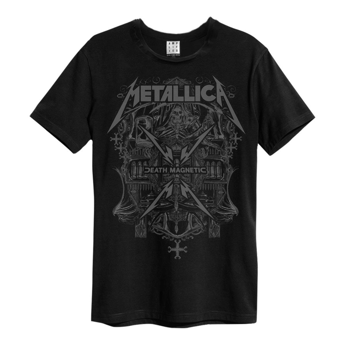 (アンプリファイド) Amplified オフィシャル商品 ユニセックス メタリカ Tシャツ Death Magnetic 半袖 カットソー トップス 【海外通販】