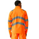 (レガッタ) Regatta Pro メンズ 高視認性 夜光/蛍光/光反射 ハイビズ Contract Ablaze 2層 作業用ジャケット 安全 作業服 【海...