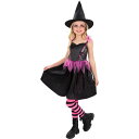 (スミッフィーズ) Smiffys ハロウィン コスプレ・仮装用 キッズ・子供用 魔女 コスチュームセット 女の子 【海外通販】